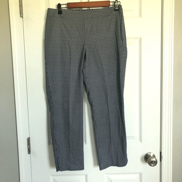 Talbots Sailboat Nautical Print Heritage Pants Size 6 EUC - Picture 3 of 9